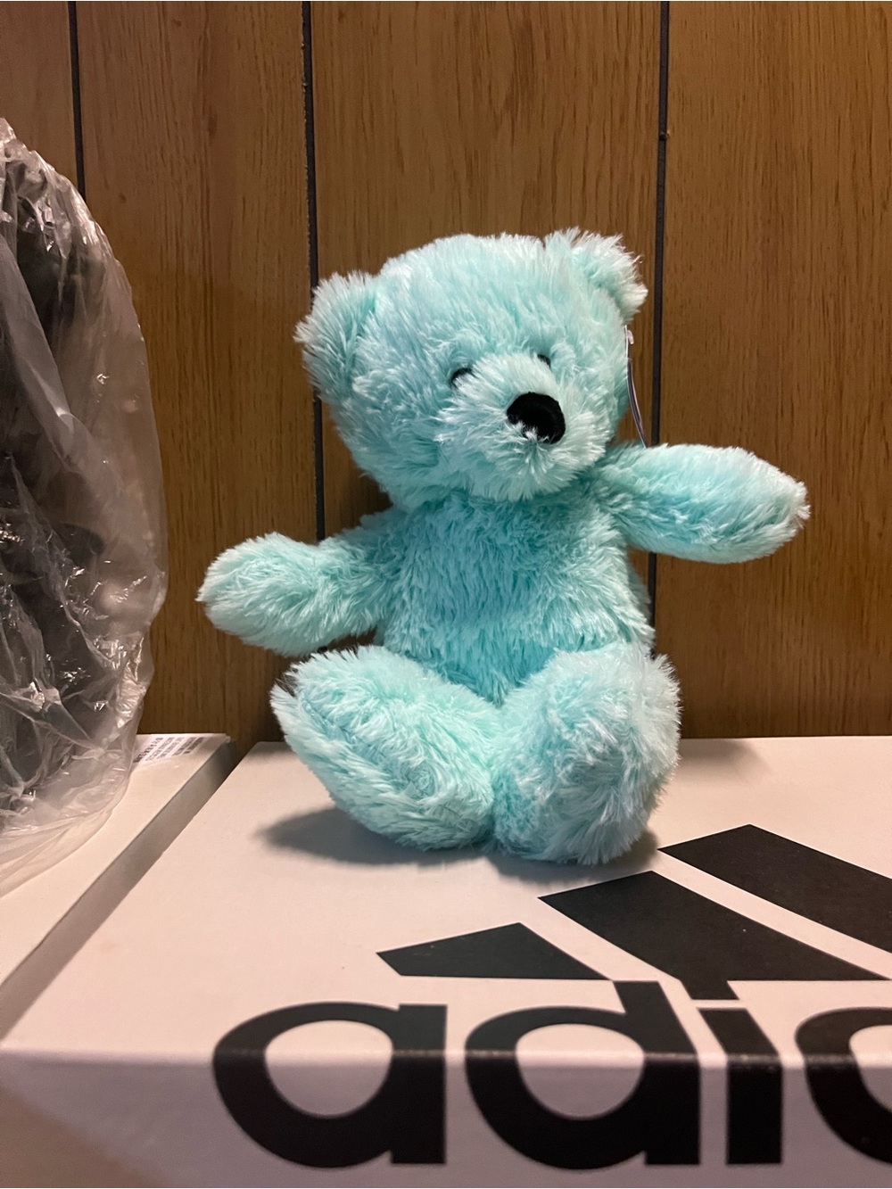 Plush Baby Blue Teddy Bear Soft Stuffed Toy